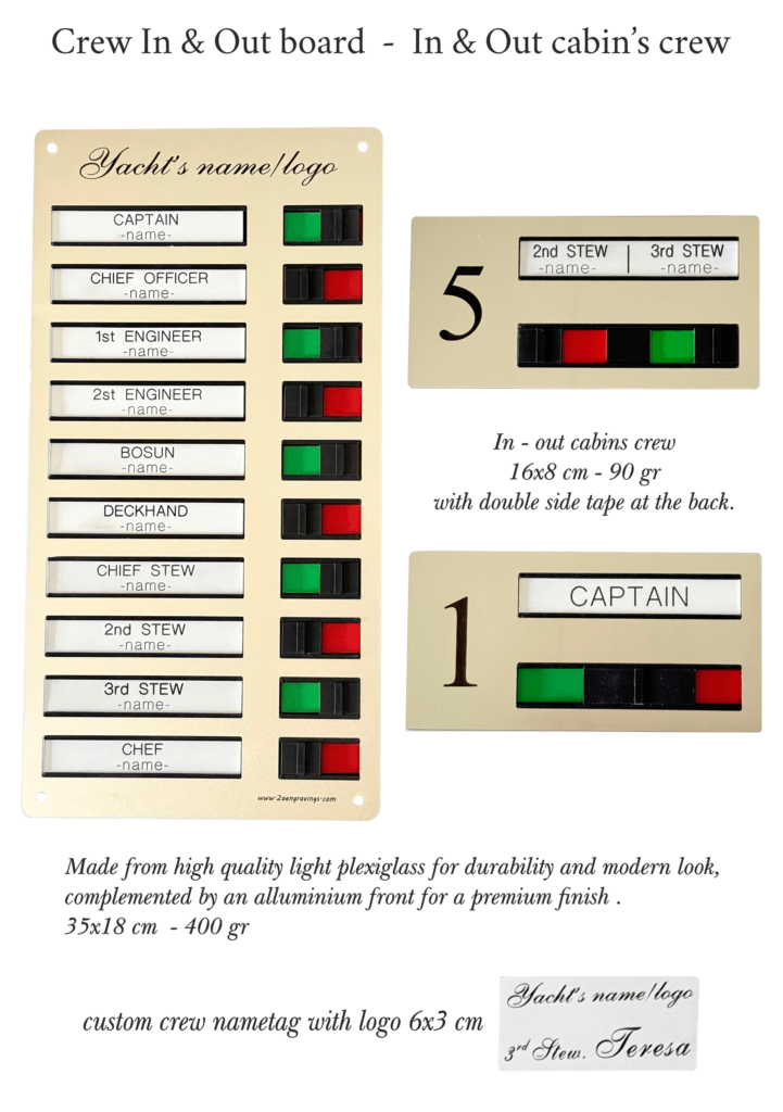 crew In and out board